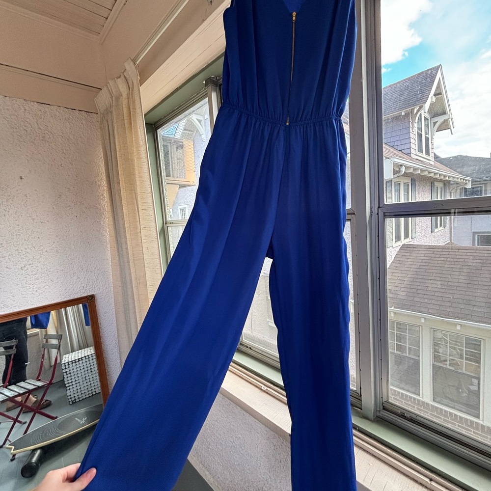 Blue jumpsuit. Never Worn.